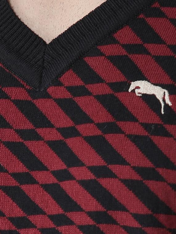 red acrylic pullover - 15519406 - Zoom Image - 5