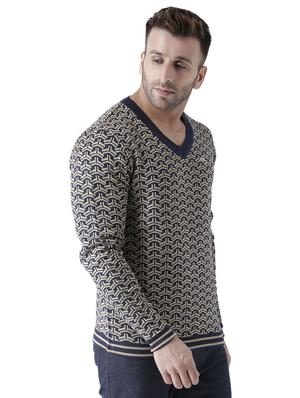 navy blue acrylic pullover - 15519409 - Standard Image - 2