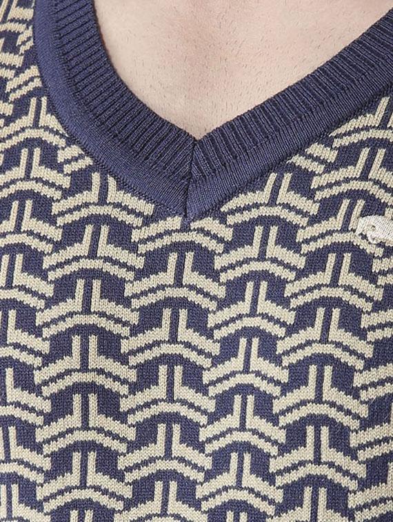 navy blue acrylic pullover - 15519409 - Zoom Image - 5