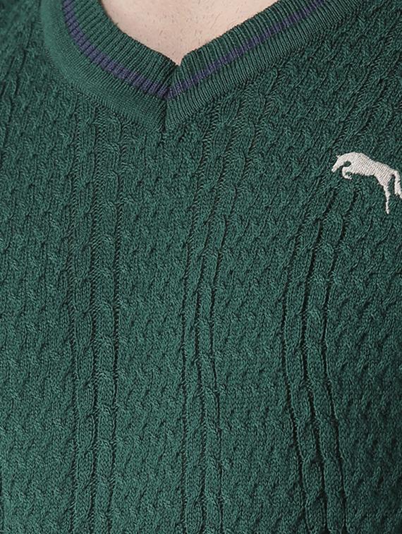 green acrylic pullover - 15519410 - Zoom Image - 5