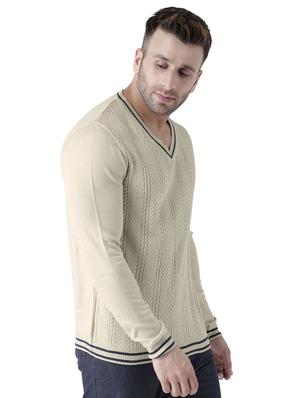 beige acrylic pullover - 15519411 - Standard Image - 2