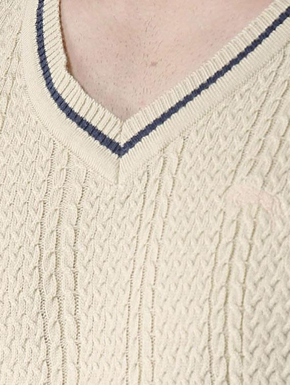beige acrylic pullover - 15519411 - Zoom Image - 5