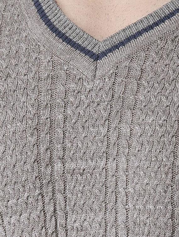 grey acrylic pullover - 15519412 - Zoom Image - 5