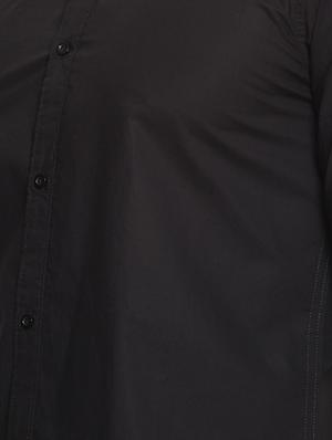 black cotton casual shirt - 15519460 - Standard Image - 5
