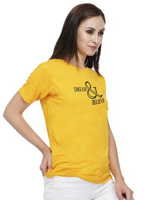Slogan printed tee - 15520282 - Standard Image - 2