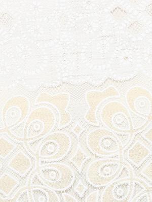 round neck lace a-line dress - 15520720 - Standard Image - 5