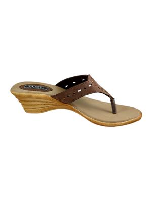 brown slip on wedges - 15522244 - Standard Image - 2
