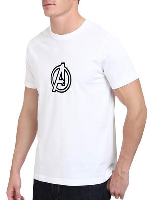 white cotton chest print tshirt - 15523922 - Standard Image - 2