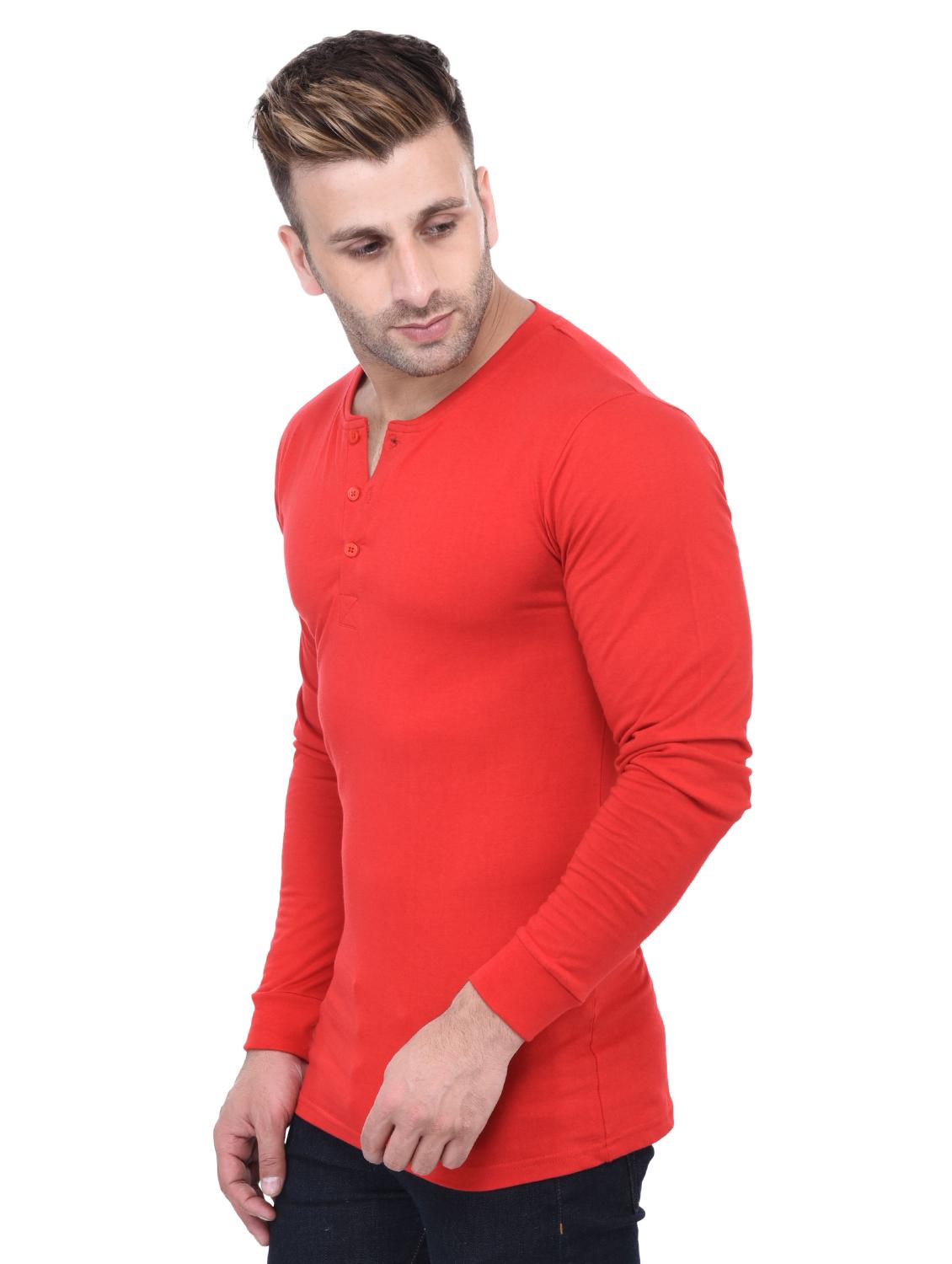 red cotton t-shirt - 15525619 - Zoom Image - 2