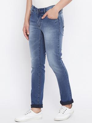 blue denim washed jeans - 15527490 - Standard Image - 2