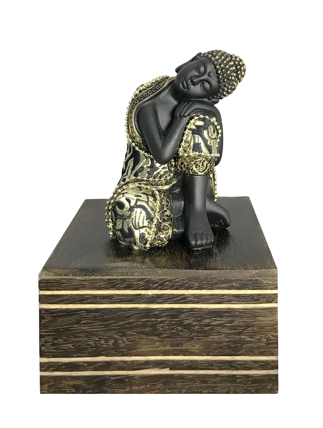 handcrafted meditating blessing idol of lord gautama buddha statue - 15527952 - Zoom Image - 2