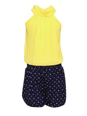 yellow cotton shorts set - 15528965 - Standard Image - 2