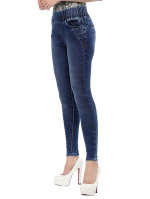 mid waist solid jegging - 15535701 - Standard Image - 2