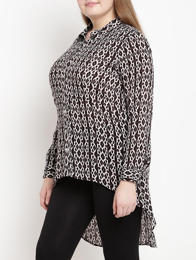 Geometric asymmetric shirt - 15538343 - Zoom Image - 2