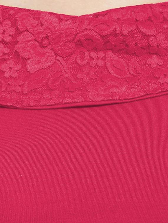 pink cotton lycra solid blouse - 15541150 - Zoom Image - 5