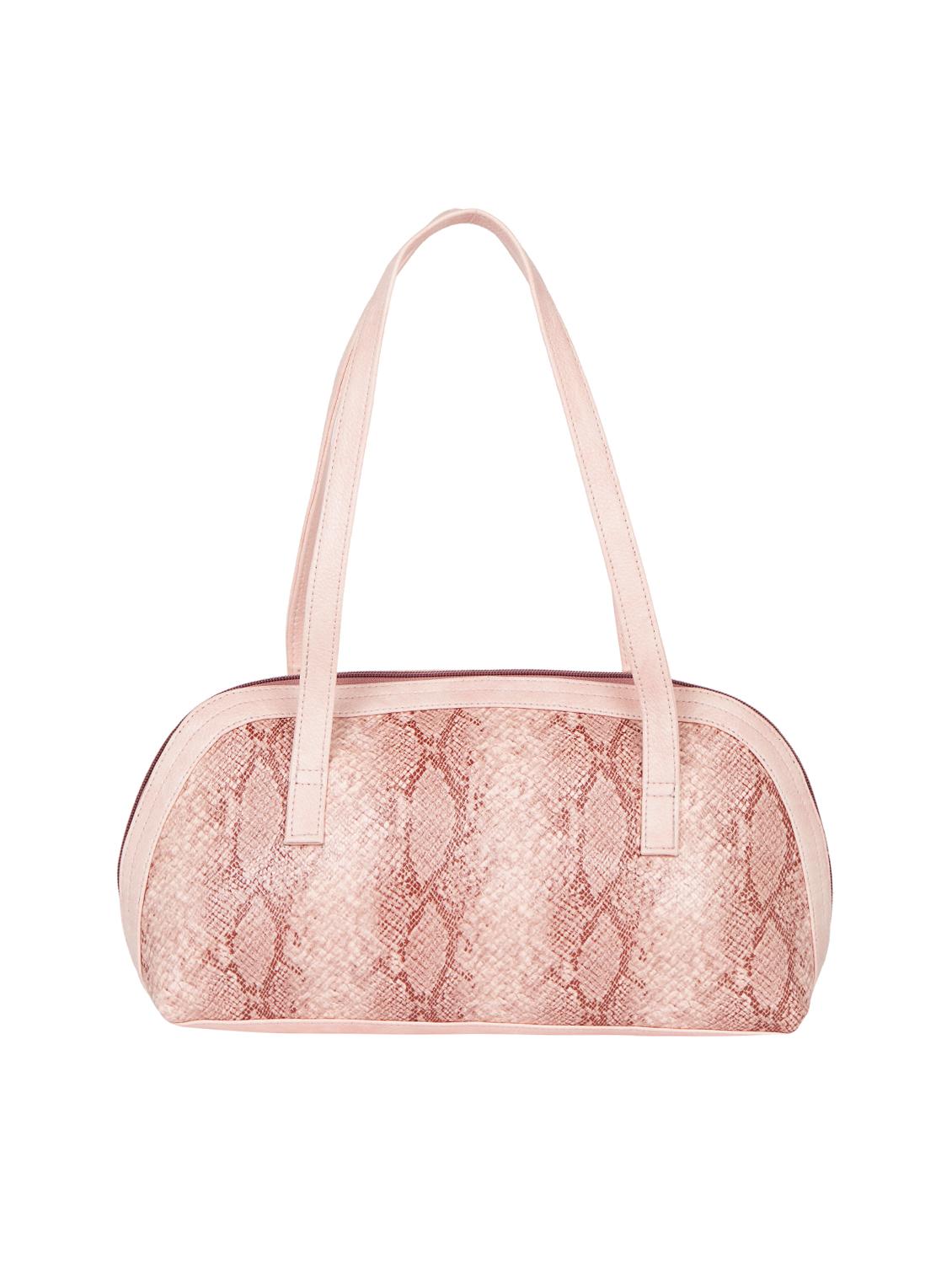 pink leatherette (pu) regular handbag - 15542741 - Zoom Image - 2