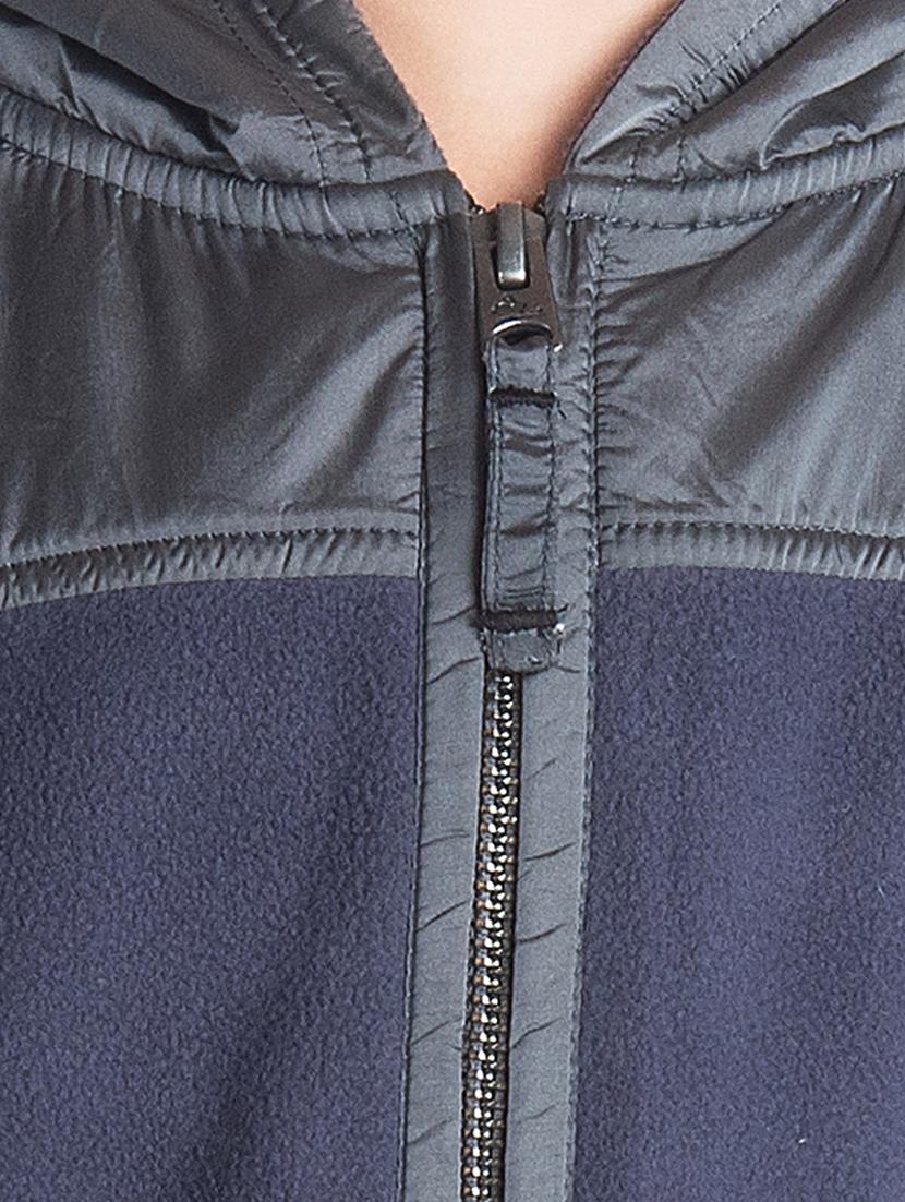 grey fleece bomber jacket - 15542965 - Zoom Image - 5