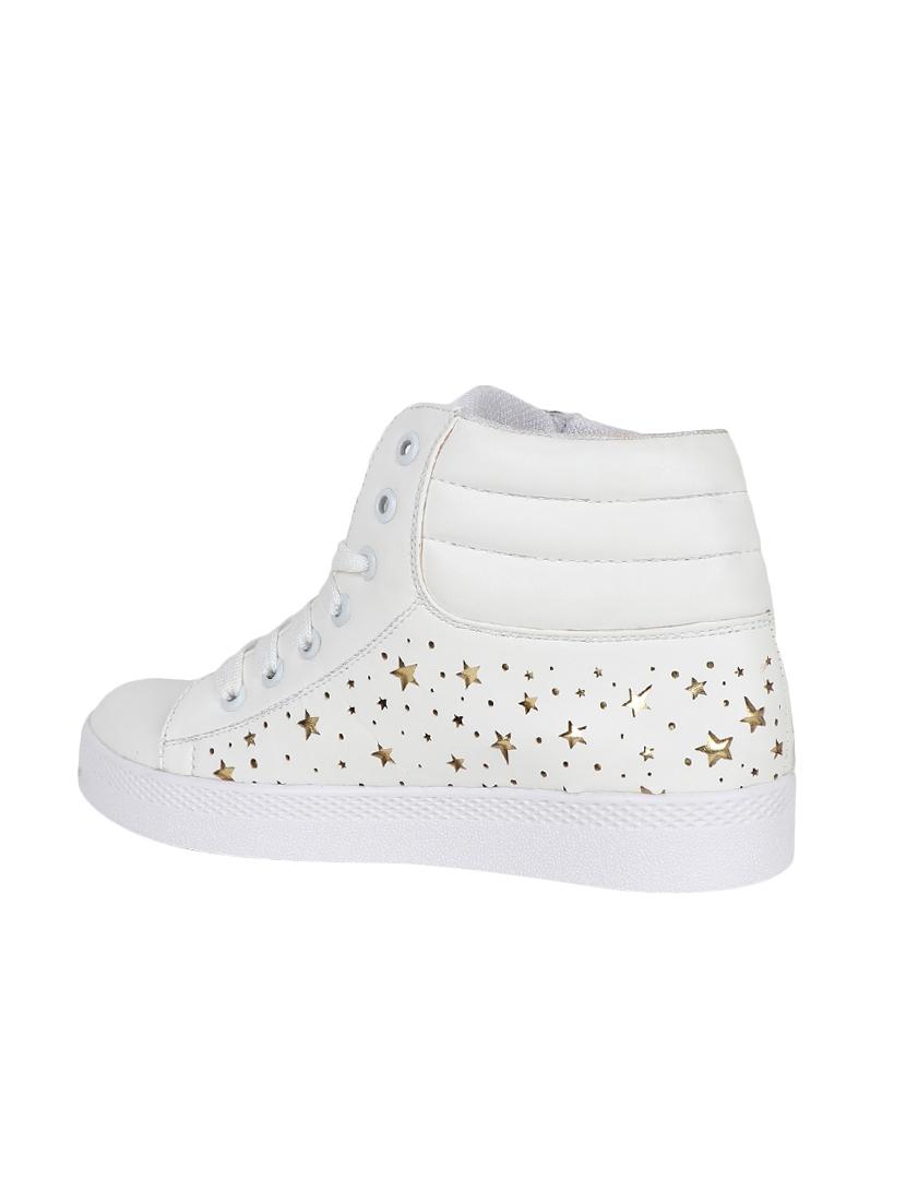 white lace-up sneakers - 15545240 - Zoom Image - 2