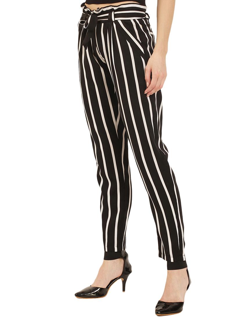 paper bag striped trousers - 15545419 - Zoom Image - 2