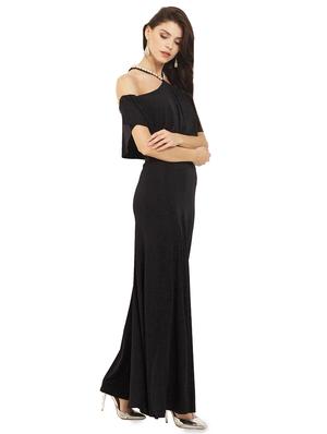 pearl embellished ruffled overlay maxi dress - 15545423 - Standard Image - 2