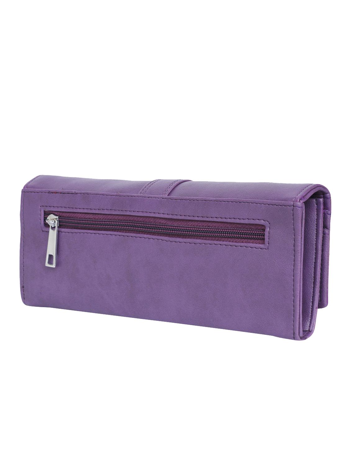 purple leatherette (pu wallet - 15545569 - Zoom Image - 2