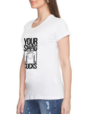 graphic print short sleeved tee - 15545629 - Standard Image - 2