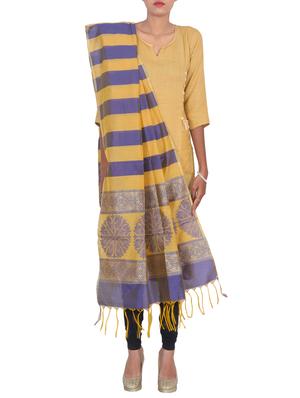 banarasi dupatta with tassels - 15545845 - Standard Image - 2