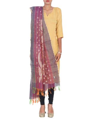 banarasi dupatta with tassels - 15545853 - Standard Image - 2