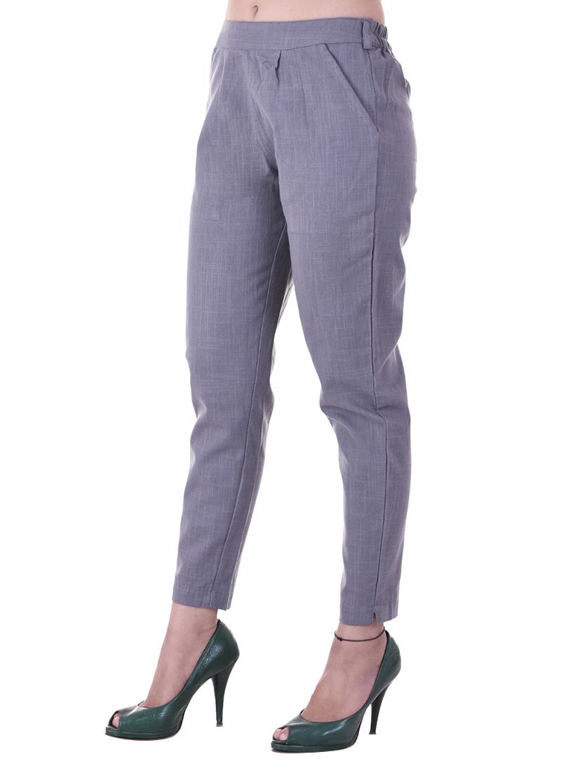 pleated cigarette pants trousers - 15545862 - Zoom Image - 2