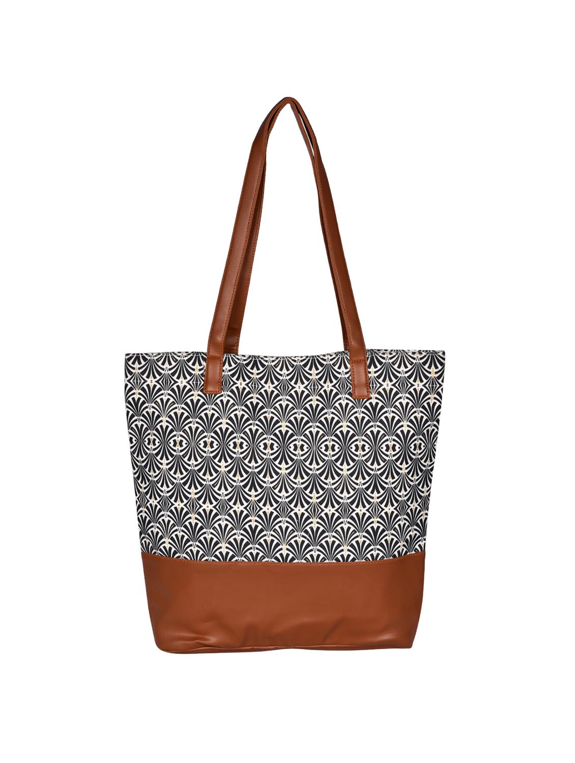 black leatherette (pu) regular tote - 15546162 - Zoom Image - 2