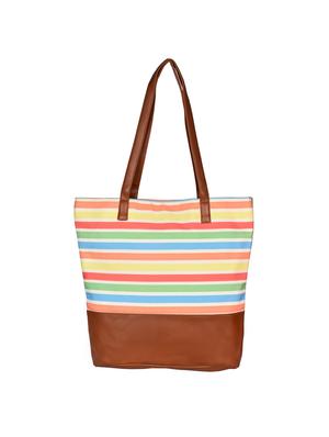 multi colored canvas regular tote - 15546164 - Standard Image - 2