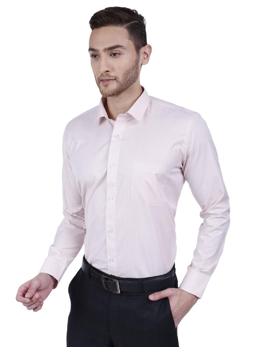 pink polyester formal shirt - 15546676 - Zoom Image - 2