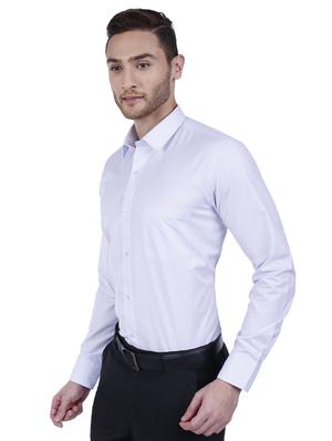 light blue polyester formal shirt - 15546678 - Standard Image - 2