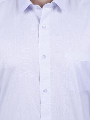 light blue polyester formal shirt - 15546678 - Standard Image - 5