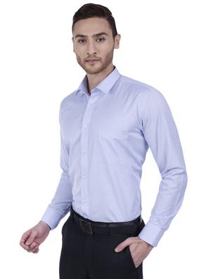 blue polyester formal shirt - 15546679 - Standard Image - 2