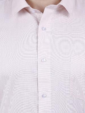 pink polyester formal shirt - 15546680 - Standard Image - 5