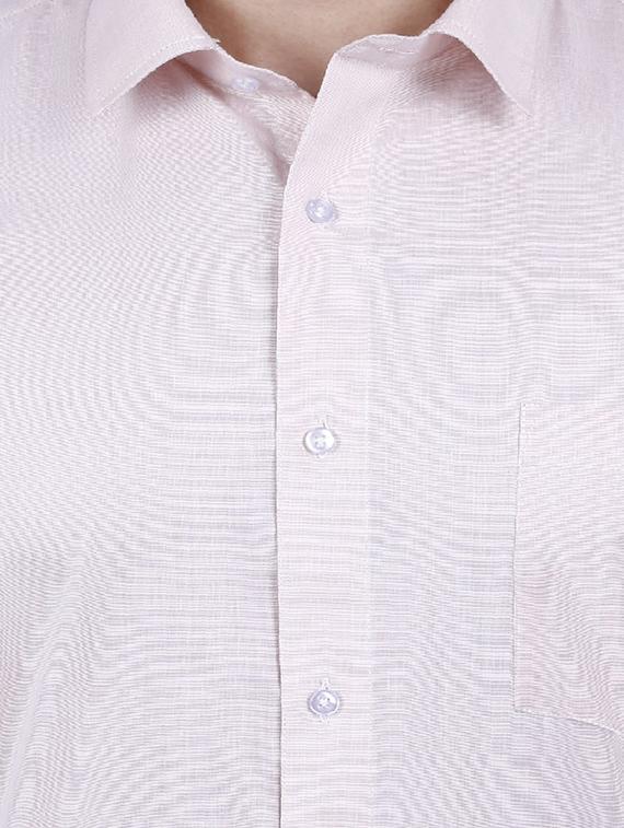 pink polyester formal shirt - 15546680 - Zoom Image - 5