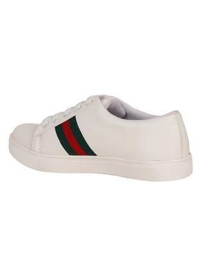 white lace-up sneakers - 15547013 - Standard Image - 2