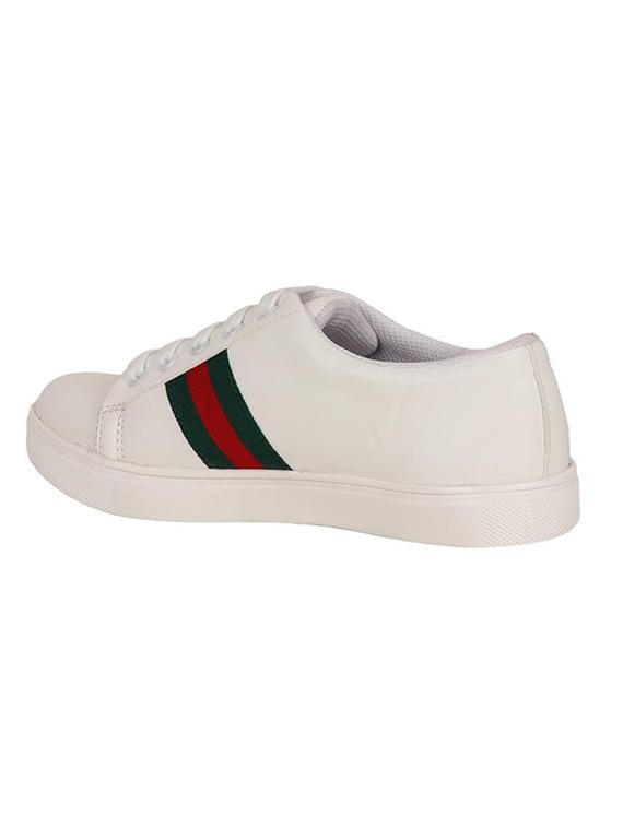white lace-up sneakers - 15547013 - Zoom Image - 2