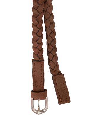 brown suede belt - 15557527 - Standard Image - 2