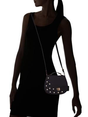 black leatherette (pu) regular sling bag - 15557531 - Standard Image - 5