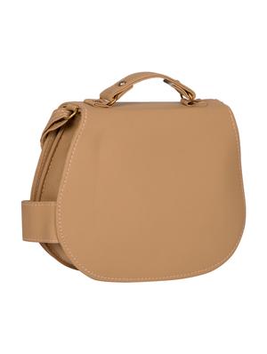beige leatherette (pu) regular sling bag - 15557532 - Standard Image - 2