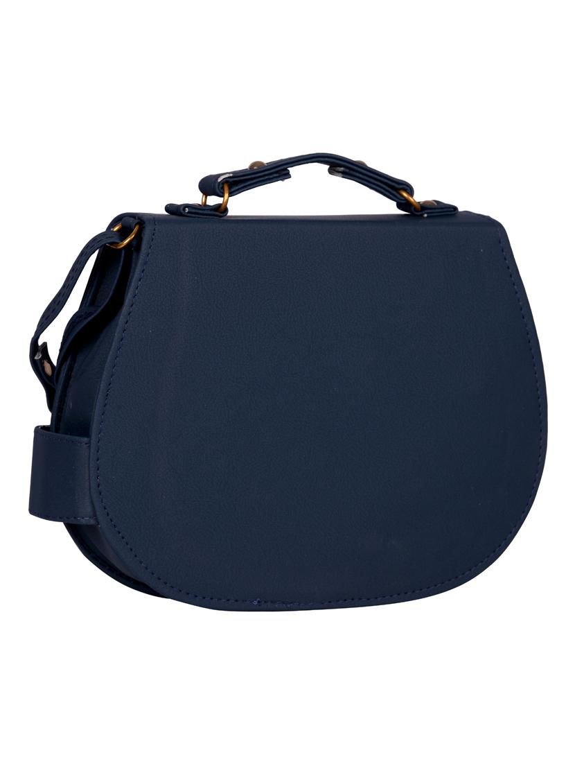 blue leatherette (pu) regular sling bag - 15557533 - Zoom Image - 2