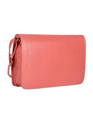 pink leatherette (pu) regular sling bag - 15557534 - Standard Image - 2