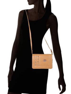 beige leatherette (pu) regular sling bag - 15557535 - Standard Image - 5
