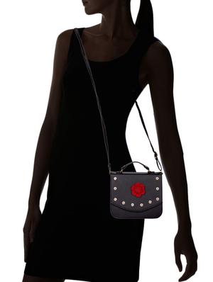 black leatherette (pu) regular sling bag - 15557538 - Standard Image - 5