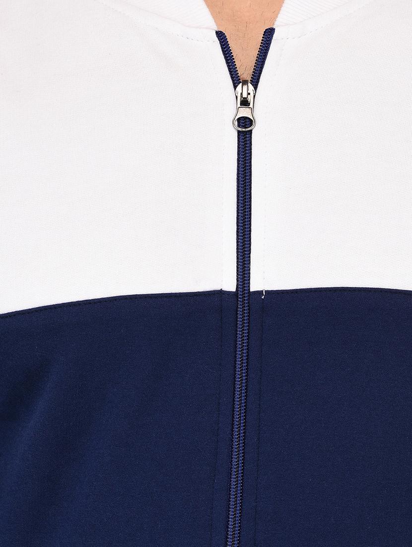 blue fleece casual jacket - 15558036 - Zoom Image - 5