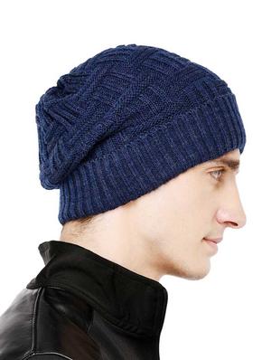 blue wool beanie - 15560737 - Standard Image - 2