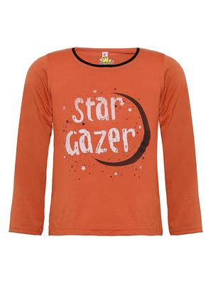 orange cotton pyjama set - 15561373 - Standard Image - 2