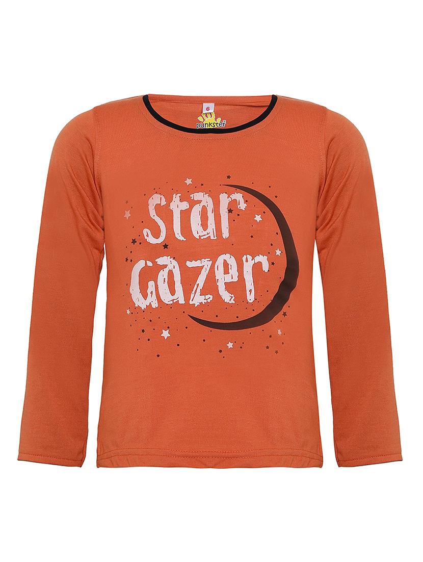 orange cotton pyjama set - 15561373 - Zoom Image - 2